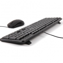 灵蛇 MK200 鼠标键盘套装有线USB接口键鼠套装 黑色