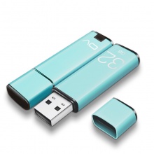 OV U-color 32G USB2.0 金属U盘 冰原蓝