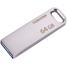 东芝（TOSHIBA）64G 随闪U363 金属U盘 USB 3.0 银色 读速120MB/s