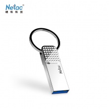朗科（Netac）U276 32G USB3.0 全金属创意车载钥匙圈迷你加密星光U盘 防水闪存盘（银色）