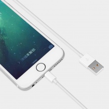 网易严选 网易智造 MFi认证 苹果数据线 手机USB快充电源线 1米 白 适用于iphone 6s/7Plus/8/X/iPad pro