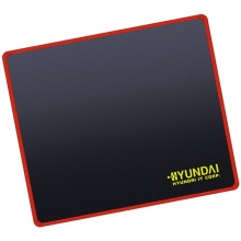 现代（HYUNDAI）游戏鼠标垫包边中大号S50全黑红色锁边