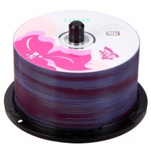 紫光（UNIS）DVD+R空白光盘/刻录盘 碟之恋系列 16速4.7G 桶装50片