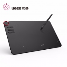 友基（UGEE） EX12无线无源手绘板 全面数位板 绘画板 手写板 黑色+套餐三