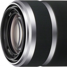 索尼（SONY）E 55-210mm f/4.5-6.3 OSS APS-C画幅远摄大变焦微单相机镜头 银色E卡口（SEL55210）
