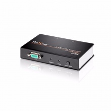 ATEN宏正VGA延长器 USB键鼠信号放大器 KVM单网线延长150m CE700A