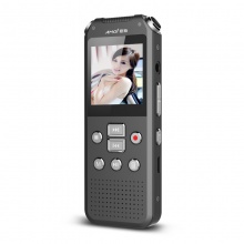 夏新A82录音笔摄像笔专业 高清 远距 微型超长降噪录像无损MP3播放 64G黑色 黑色 64G