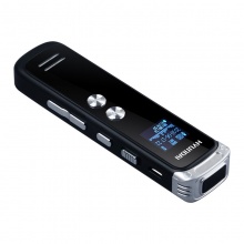 韩国现代（HYUNDAI）录音笔MP3播放器学习高清远距降噪微型长待机录音笔 黑色 超长时间录音 带耳机 标配8G+64G