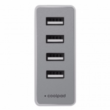 酷派Coolpad 多口手机充电头 USB插头 电源适配器适用于苹果三星华为小米安卓平板