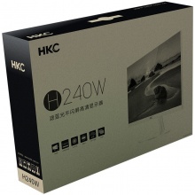惠科（HKC）H240W 23.6英寸VA微边框广视角不闪屏台式液晶电脑显示器护眼屏幕挂墙（VGA+DVI接口）（壁挂）