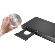 金正（NINTAUS） DVD播放机 EVD影碟机高清光盘播放器CD放碟机U盘 黑色带高清接口长款 标配