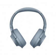 索尼（SONY）h.ear系列无线蓝牙耳机头戴式 高解析旅行降噪耳机H900N 灰蓝色