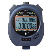 天福秒表计时器跑步表专业运动比赛多功能电子跑表PC2810双排10道