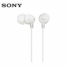 SONY 索尼入耳式 重低音耳机电脑手机通用 无麦克 MDR-EX15LP 白色