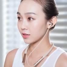 小米（MI）蓝牙项圈耳机 入耳式通话运动蓝牙耳机 灰色