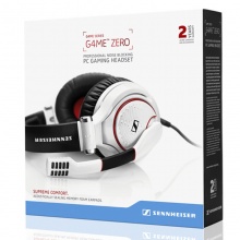 森海塞尔 G4ME ZERO 头戴式电脑耳麦线控游戏耳机 游戏耳机白色