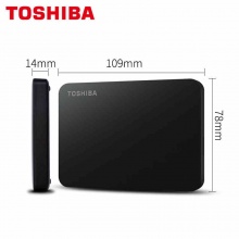 东芝（TOSHIBA） 移动硬盘1t高速传输usb3.0 A3新小黑2.5寸超薄 新黑甲虫 1TB