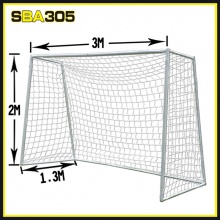 SBA305五人制钢管足球门3m*2m白色足球门大型球赛用