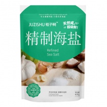 JUZISHU桔子树 精制海盐 加碘盐 食盐 食用盐 400g 粮油调味品