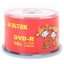铼德（RITEK）DVD-R空白光盘/刻录盘 婚庆系列 16速4.7G 桶装50片