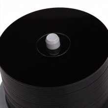 铼德（RITEK）CD-R空白光盘/刻录盘 52速700M 台产 五彩黑胶音乐盘 桶装50片