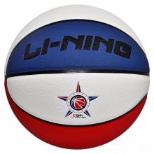 李宁 LI-NING 全明星时尚彩色PU篮球 室内外比赛蓝球 LBQK235-1