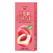 盼盼 水蜜桃汁 250ml*24盒 整箱 果汁饮料