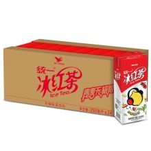 统一 冰红茶（柠檬味红茶饮料） 250ml*24/箱 整箱装