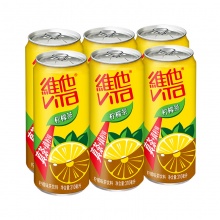 维他 柠檬茶310ml*6罐 柠檬味茶饮料 新版苗条装 新老包装随机发货