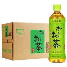 伊藤园（ITOEN）绿茶（无糖）500ml*15瓶 整箱