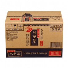 三得利（Suntory）低糖乌龙茶饮料500ML*15瓶 整箱