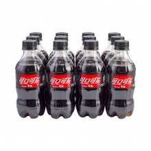 零度 可口可乐 Coca-Cola Zero 汽水饮料 碳酸饮料 300ml*12瓶整箱装