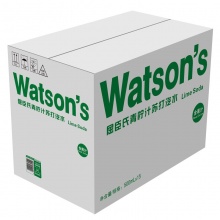 屈臣氏（Watsons）青柠汁苏打汽水500ml*15瓶 整箱