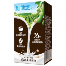 维他奶 巧克力味豆奶植物蛋白饮料 250ml*16盒 整箱