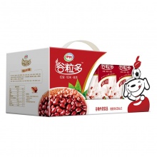 伊利 谷粒多红谷牛奶饮品250ml*12盒/礼盒装（红豆+红米+花生 早餐奶）