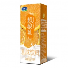 君乐宝 超酸乳 甜橙味乳味饮料250ml*12盒/礼盒装