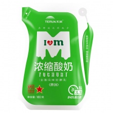 天润（TERUN）新疆特产 浓缩原味酸奶酸牛奶 180g*12袋
