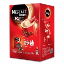 雀巢咖啡（Nescafe） 速溶咖啡原味1+2咖啡粉饮品100条分享装礼盒1500g