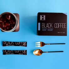 沃欧咖啡（wow coffee）速溶黑咖啡70g（2.5g*28条） 盒装