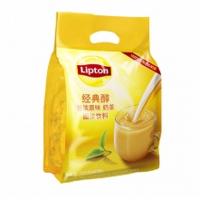 立顿Lipton 奶茶 经典醇香浓原味奶茶40条700g 速溶固体饮料办公室休闲下午茶