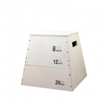 波动（BODONG） 波动升级款木质梯形跳箱3种高度综合体能训练箱
