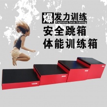 弹跳训练跳凳比赛专用跳箱台阶箱 红色1