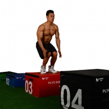 RISING锐思 软式跳箱 健身房弹跳力训练跳凳 运动体适能训练