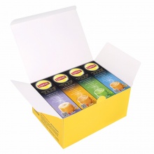 立顿Lipton 奶茶 小黄人缤纷礼盒装4种口味40条745g 日式台式意式英式 伴手礼