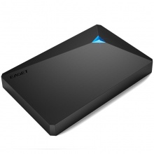 忆捷（EAGET）G20 2.5英寸USB3.0全盘硬件加密安全高速防震移动硬盘2T 黑色
