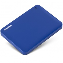 东芝（TOSHIBA）V9 CANVIO高端系列 2.5英寸 移动硬盘（USB3.0）1TB（神秘蓝）