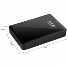 黑甲虫 K400 K系列4TB便携式2.5英寸USB3.0移动硬盘 商务黑