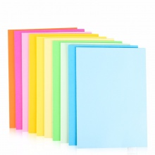 正彩（ZNCI）6504 A4彩卡纸儿童手工纸学生文具用品10色混装180g100张/包