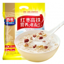 西麦 谷物早餐 即食 红枣高铁营养 燕麦片700g（35g*20小袋）
