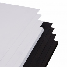 力武（liwu） 彩色卡纸A4彩纸黑白卡纸儿童手工折纸厚硬卡纸美术封面纸 A4白卡 230g/50张